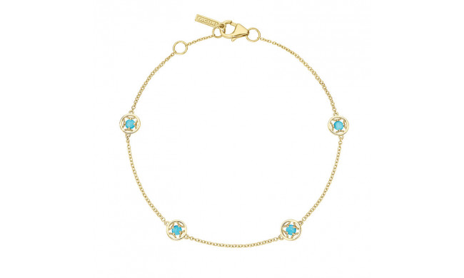 Tacori 14k Yellow Gold Petite Gemstones Women's Bracelet - SB23048FY