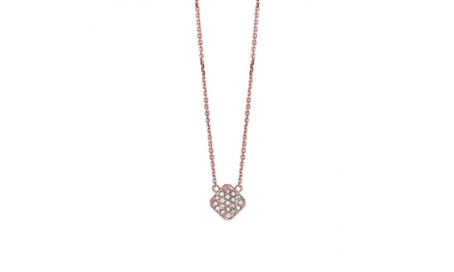 Jewelmi Custom 14k Rose Gold Diamond Necklace