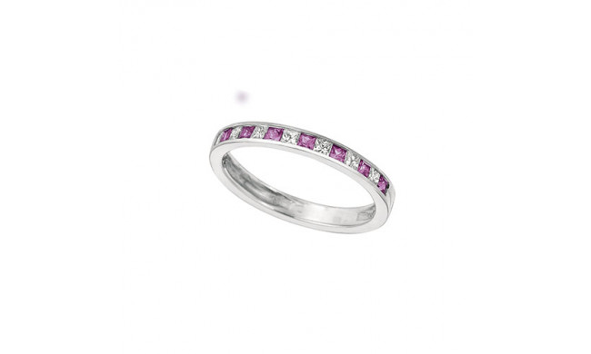 Jewelmi Custom 14k White Gold Sapphire Diamond Ring