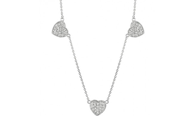 Jewelmi Custom 14k White Gold Diamond Necklace