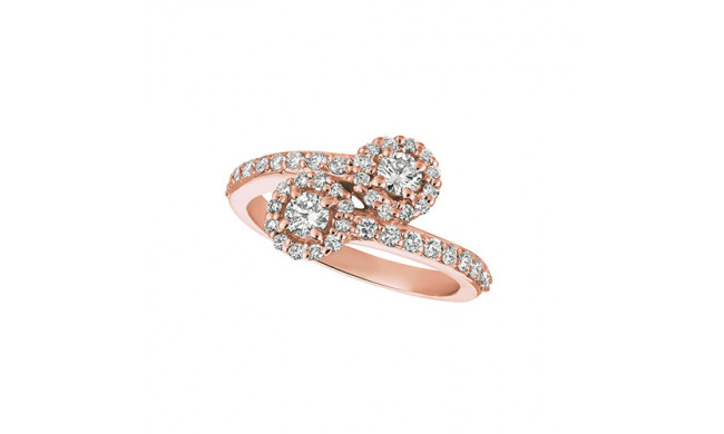 Jewelmi Custom 14k Rose Gold Diamond Ring