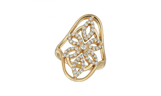 Jewelmi Custom 14k Yellow Gold Diamond Ring