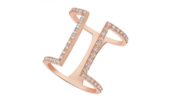 Jewelmi Custom 14k Rose Gold Diamond Ring