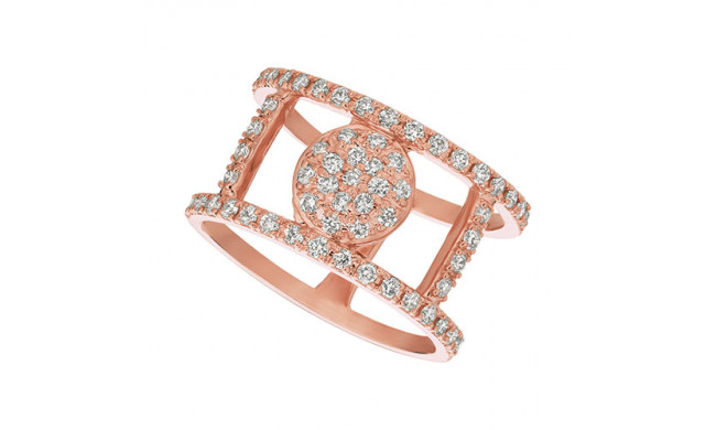 Jewelmi Custom 14k Rose Gold Diamond Ring