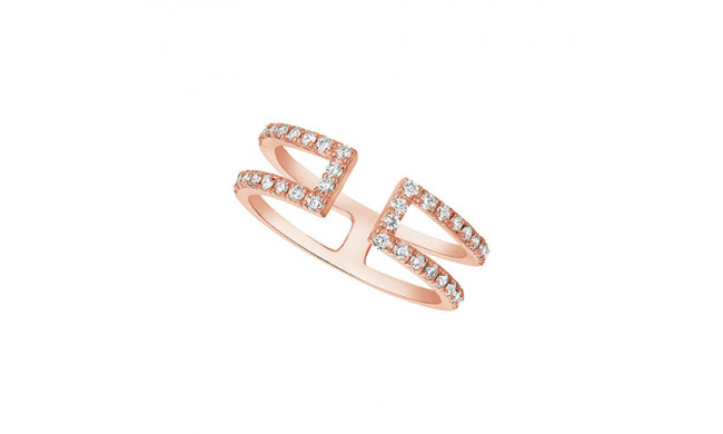 Jewelmi Custom 14k Rose Gold Diamond Ring