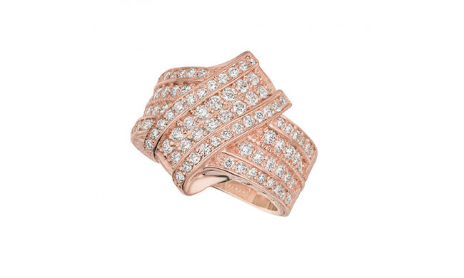 Jewelmi Custom 14k Rose Gold Diamond Ring