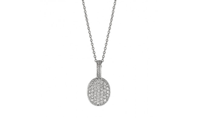 Jewelmi Custom 14k White Gold Diamond Necklace