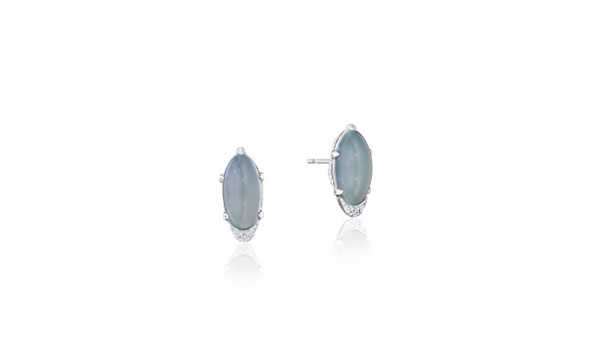 Tacori Sterling Silver Horizon Shine Gemstone Stud Earring - SE24838