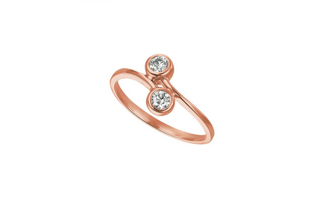 Jewelmi Custom 14k Rose Gold Diamond Ring