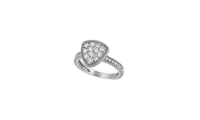 Jewelmi Custom 14k White Gold Diamond Ring