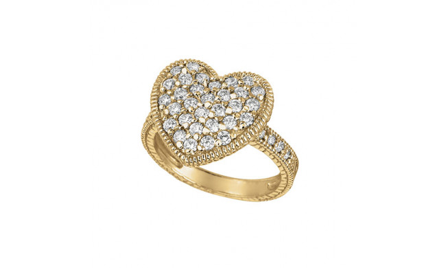 Jewelmi Custom 14k Yellow Gold Diamond Ring