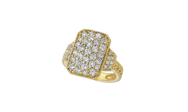 Jewelmi Custom 14k Yellow Gold Diamond Ring