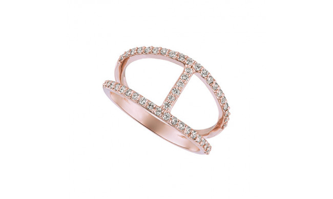 Jewelmi Custom 14k Rose Gold Diamond Ring