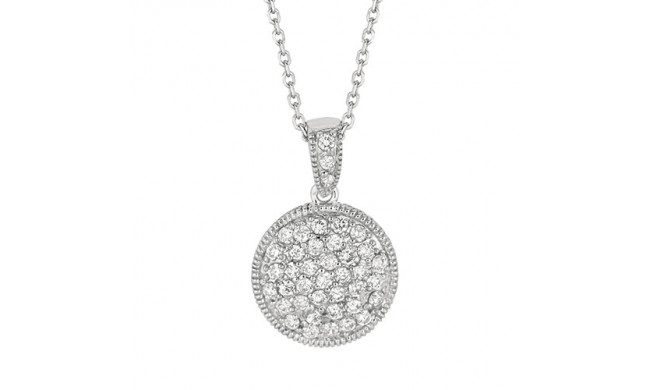 Jewelmi Custom 14k White Gold Diamond Necklace