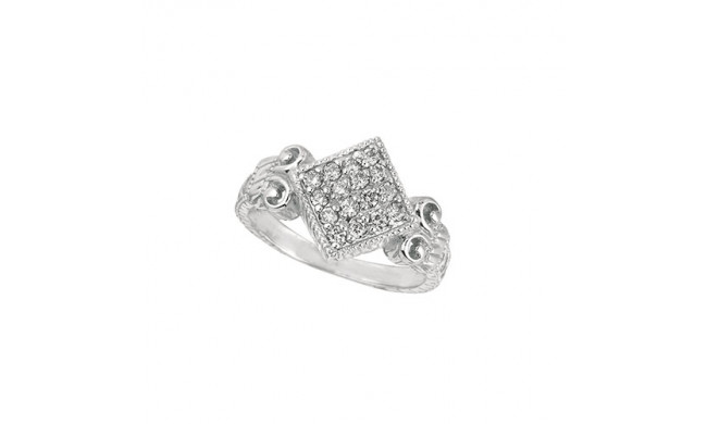 Jewelmi Custom 14k White Gold Diamond Ring