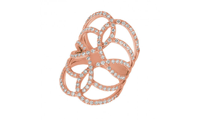 Jewelmi Custom 14k Rose Gold Diamond Ring