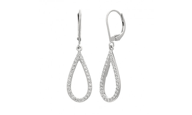 Jewelmi Custom 14k White Gold Diamond Earrings