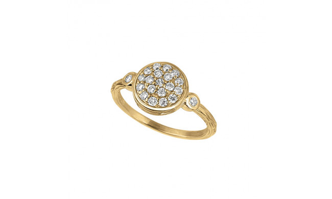 Jewelmi Custom 14k Yellow Gold Diamond Ring