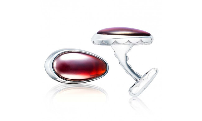Tacori Sterling Silver Retro Classic Gemstone Men's Cuffink - MCL11441