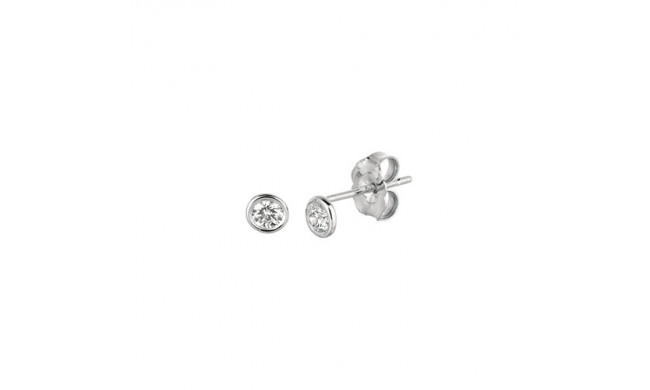 Jewelmi Custom 14k White Gold Diamond Earrings