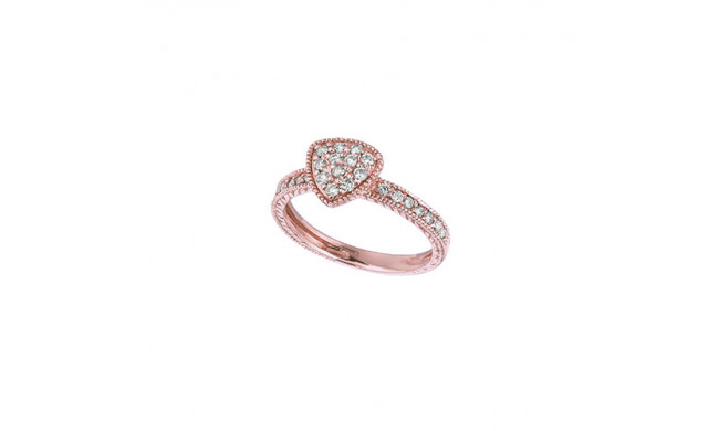 Jewelmi Custom 14k Rose Gold Diamond Ring