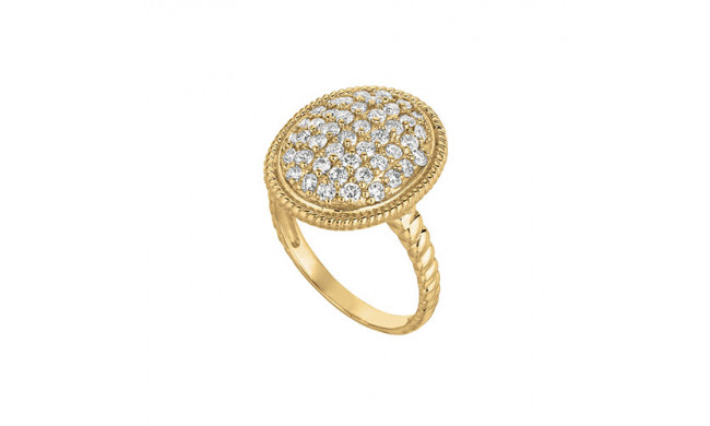 Jewelmi Custom 14k Yellow Gold Diamond Ring