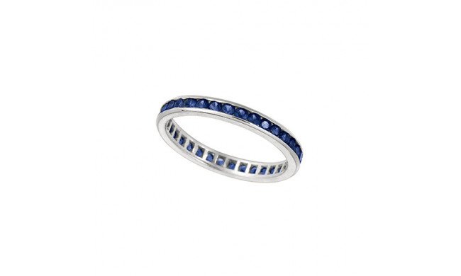 Jewelmi Custom 14k White Gold Sapphire Ring