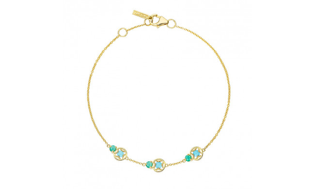 Tacori 14k Yellow Gold Petite Gemstones Women's Bracelet - SB2294849FY
