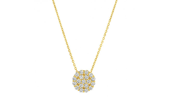 Jewelmi Custom 14k Yellow Gold Diamond Necklace