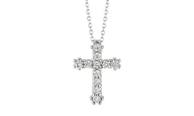 Jewelmi Custom 14k White Gold Diamond Necklace