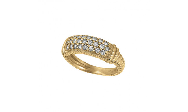 Jewelmi Custom 14k Yellow Gold Diamond Ring