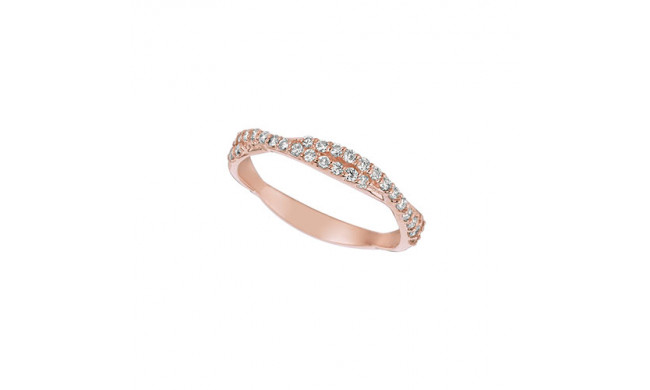 Jewelmi Custom 14k Rose Gold Diamond Ring