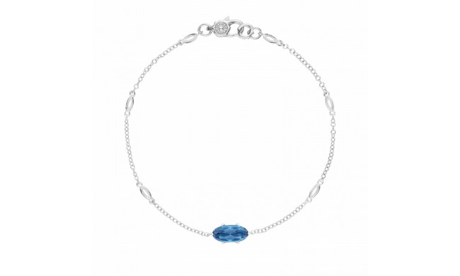 Tacori Sterling Silver Horizon Shine Gemstone Women's Bracelet - SB22433