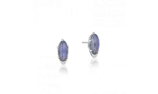 Tacori Sterling Silver Horizon Shine Gemstone Stud Earring - SE24846