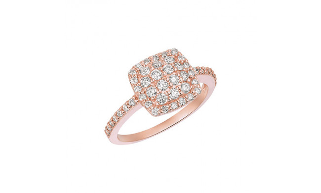 Jewelmi Custom 14k Rose Gold Diamond Ring