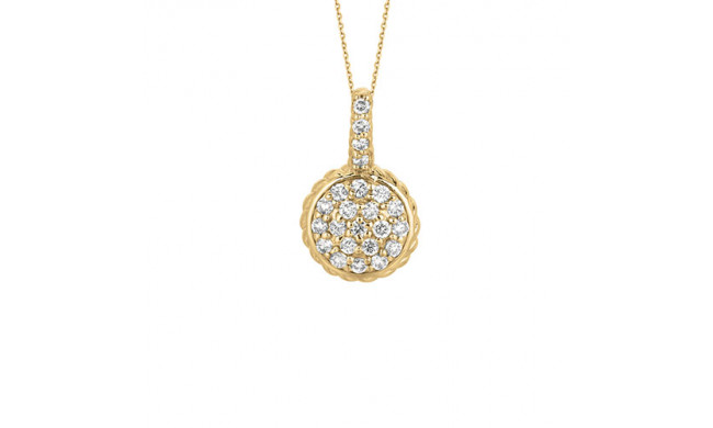 Jewelmi Custom 14k Yellow Gold Diamond Necklace