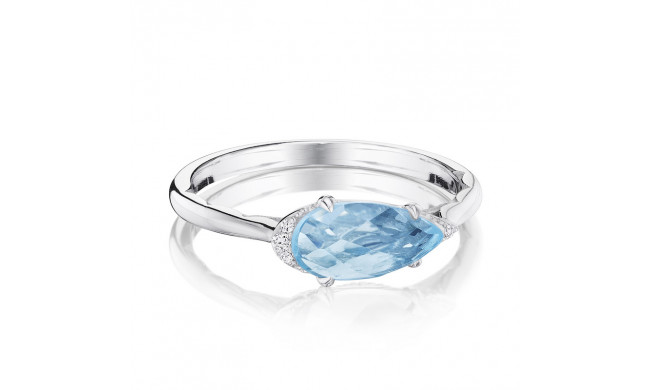 Tacori Sterling Silver Horizon Shine Diamond and Gemstone Men's Ring - SR23302