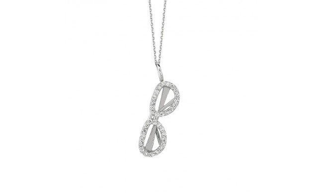 Jewelmi Custom 14k White Gold Diamond Necklace