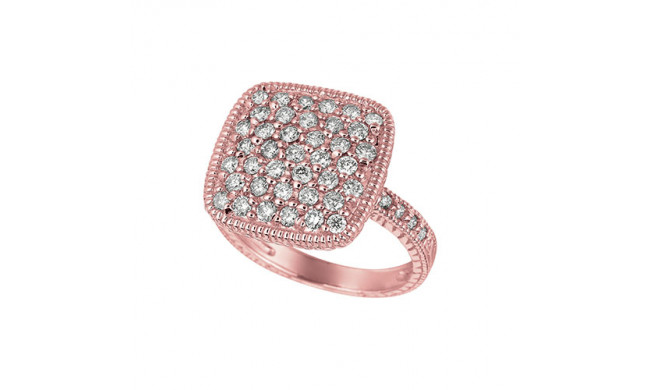 Jewelmi Custom 14k Rose Gold Diamond Ring