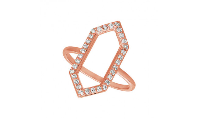 Jewelmi Custom 14k Rose Gold Diamond Ring