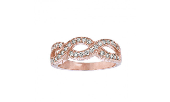 Jewelmi Custom 14k Rose Gold Diamond Ring