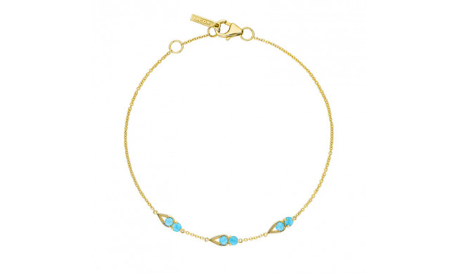 Tacori 14k Yellow Gold Petite Gemstones Women's Bracelet - SB23148FY
