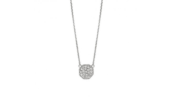 Jewelmi Custom 14k White Gold Diamond Necklace