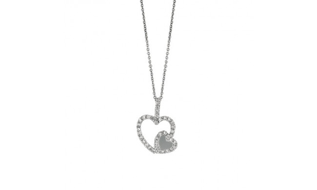 Jewelmi Custom 14k White Gold Diamond Necklace