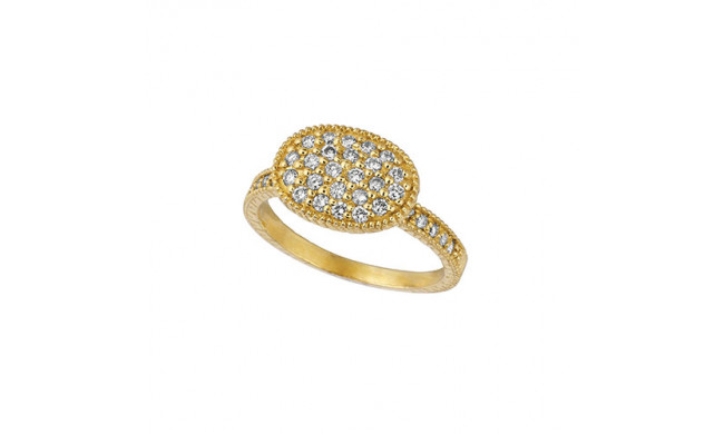 Jewelmi Custom 14k Yellow Gold Diamond Ring