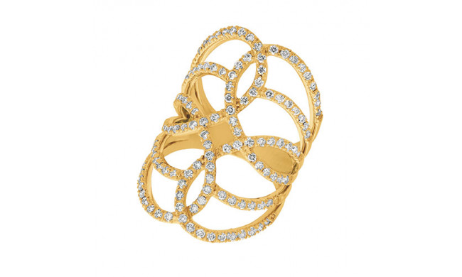 Jewelmi Custom 14k Yellow Gold Diamond Ring