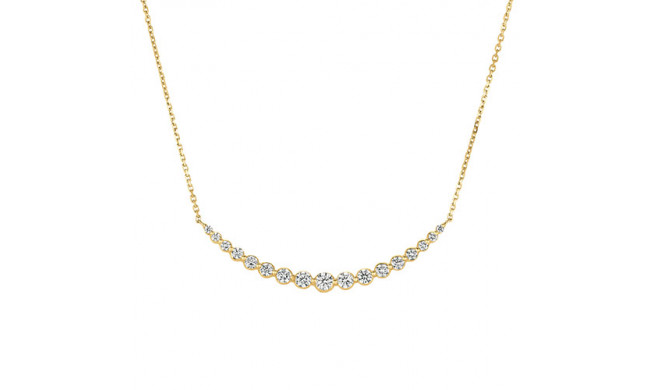 Jewelmi Custom 14k Yellow Gold Diamond Necklace