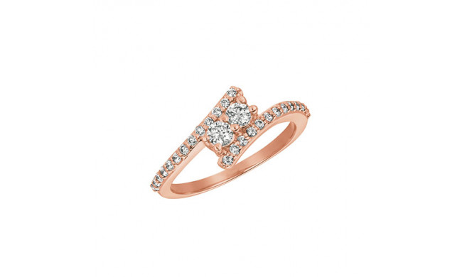 Jewelmi Custom 14k Rose Gold Diamond Ring