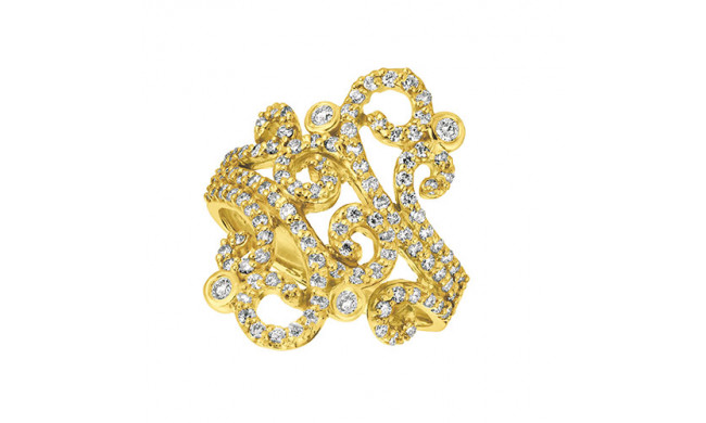 Jewelmi Custom 14k Yellow Gold Diamond Ring