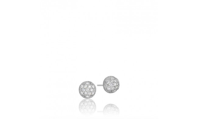 Tacori Sterling Silver Sonoma Mist Diamond Stud Earring - SE203